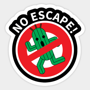 Cactuar No Escape With Text Sticker